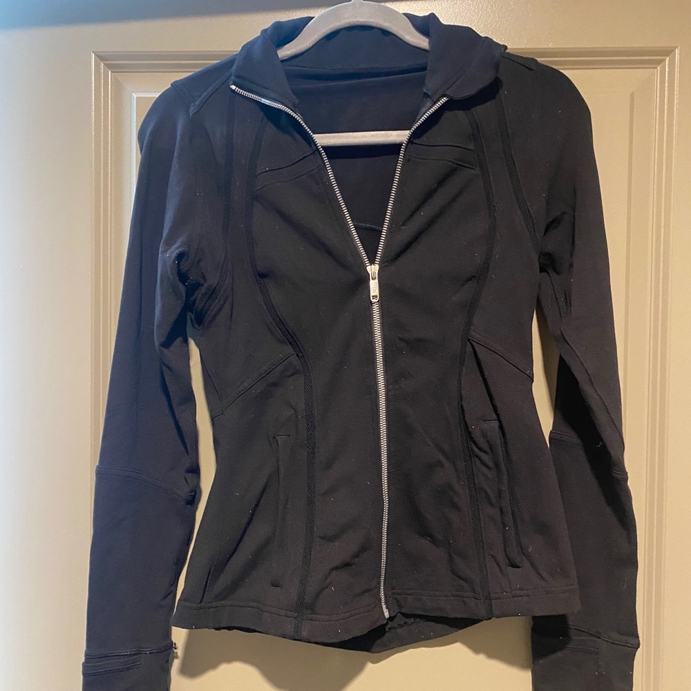 lululemon black define jacket size 6